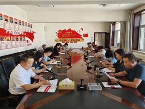 自治区残疾人就业服务中心传达学习中国残联八代会精神